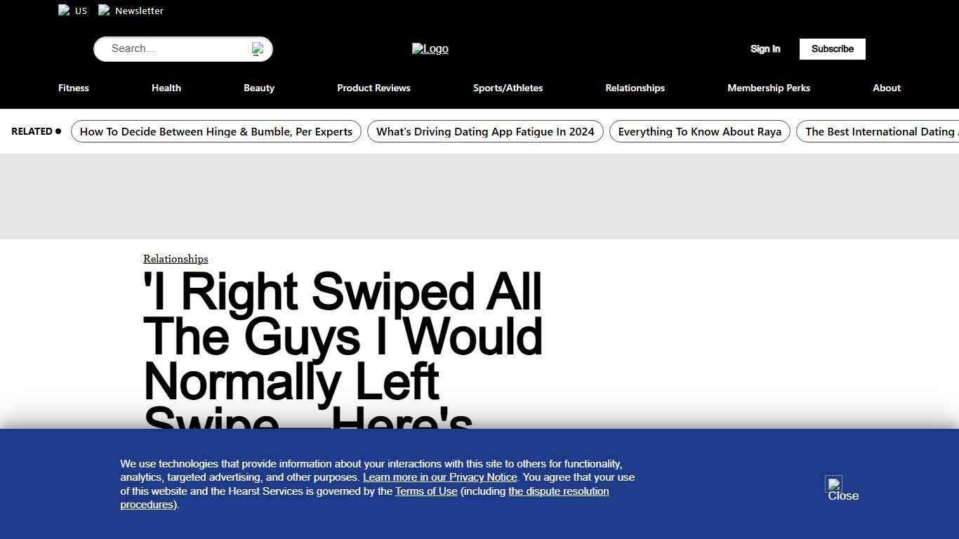 I Right Swiped All The Guys I Would Normally Left Swipe—Here's What Happened' Women's Health